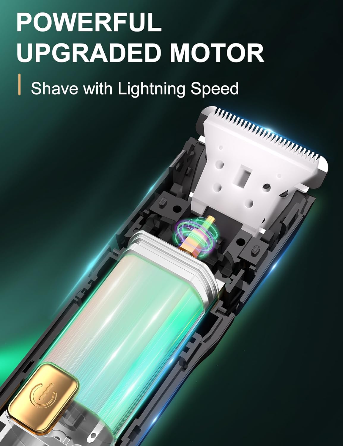 Thumbnail 3 de houpoo Intimrasierer für Männer – 3-in-1 Nass-/Trockentrimmer mit stehender Ladestation (IPX7)