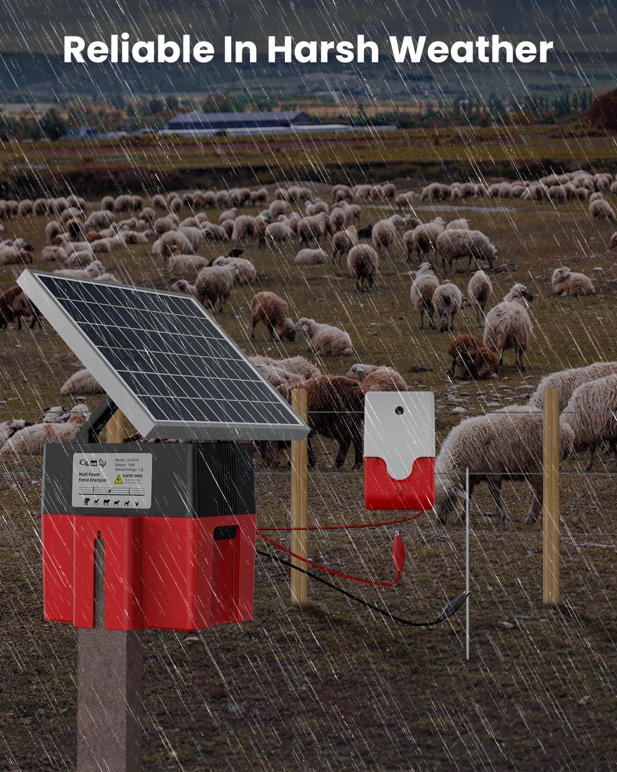 Detalle 2 de Epoify Solar Electric Fence Charger, 1.2J