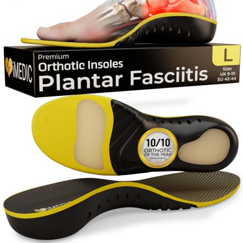 Detalle de iMedic Orthotic Insoles for Plantar Fasciitis, Size L UK 9-10