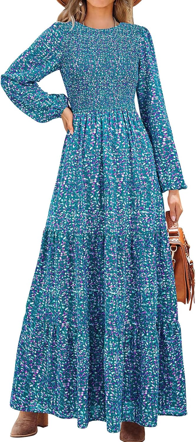Thumbnail 6 de PRETTYGARDEN Women’s Floral Maxi Dress 2026