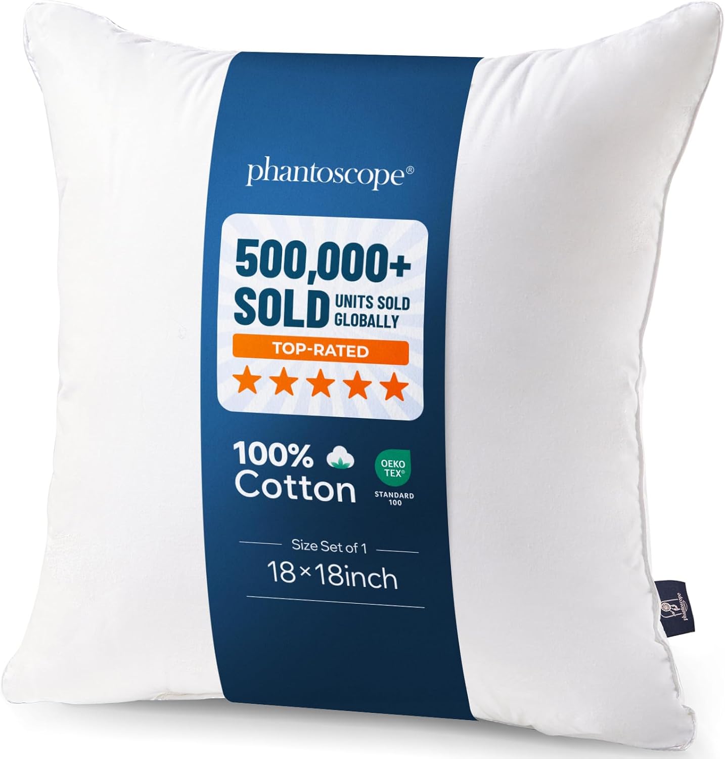 Detalle de Phantoscope 18x18 Pillow Insert 18" microfill ๐