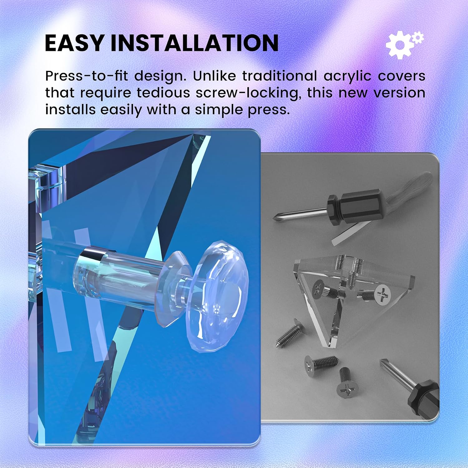 Thumbnail 5 de PlayVital Clear Acrylic Dustproof Cover for Switch 2