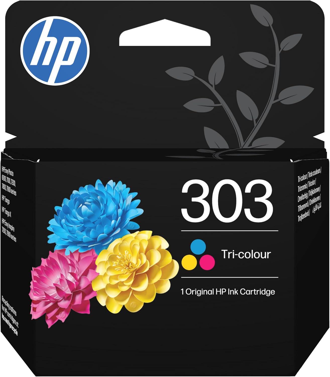 Detalle de HP 303 Tri-Color Cartuccia Originale T6N01AE (165 pagine) per HP Envy/Inspire Tango X