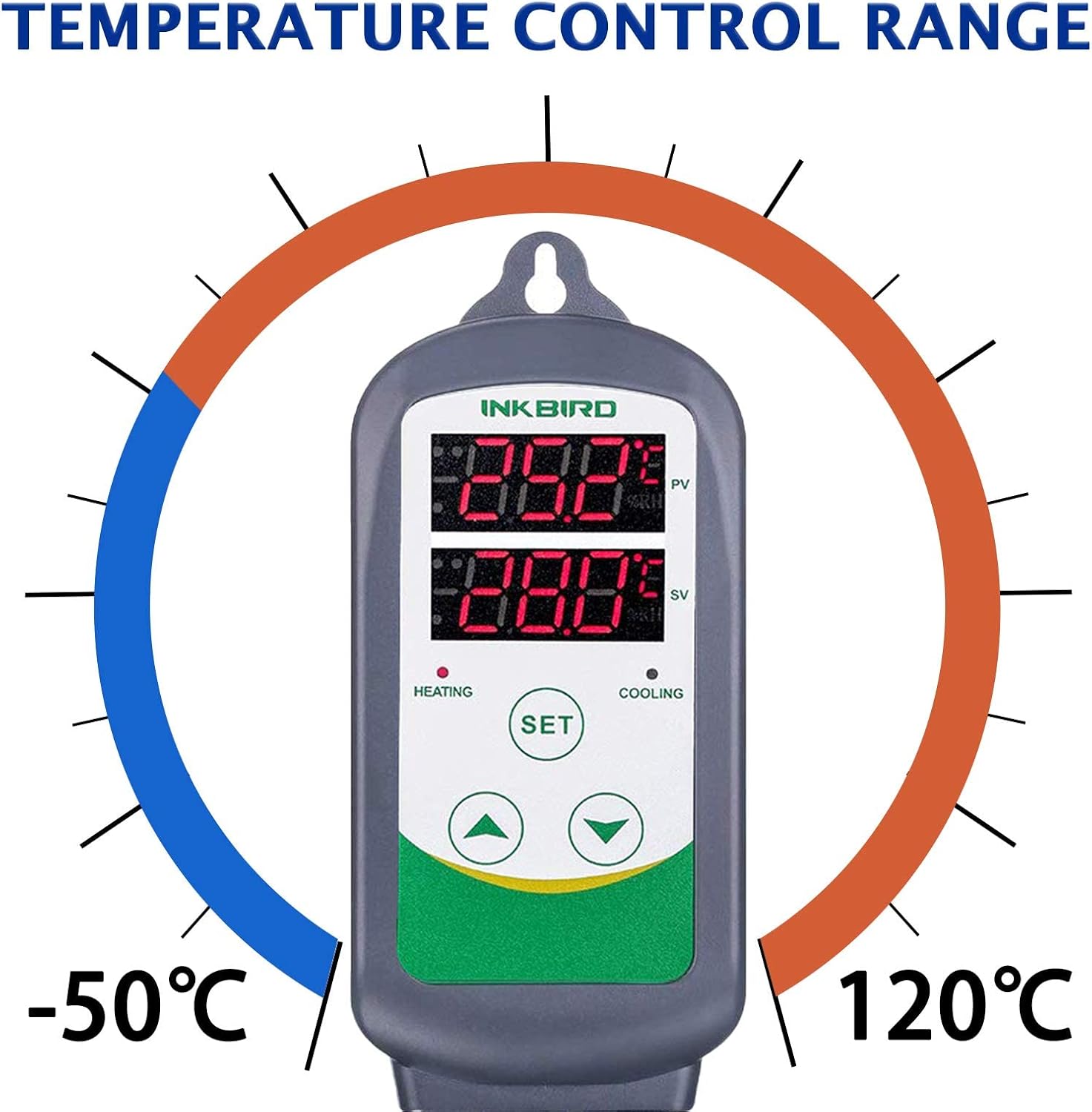 Thumbnail 2 de Inkbird ITC-308 digitaler Temperaturregler mit Fühler für Heizen & Kühlen (230V)