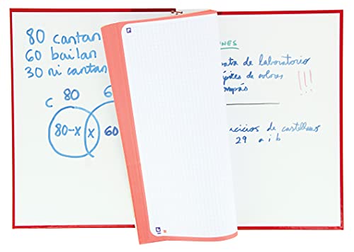 Thumbnail 9 de Oxford cuadernos A4 Pack 3, Europeanbook 1, espiral con tapas extraduras y cuadrícula 5x5, colores vivos