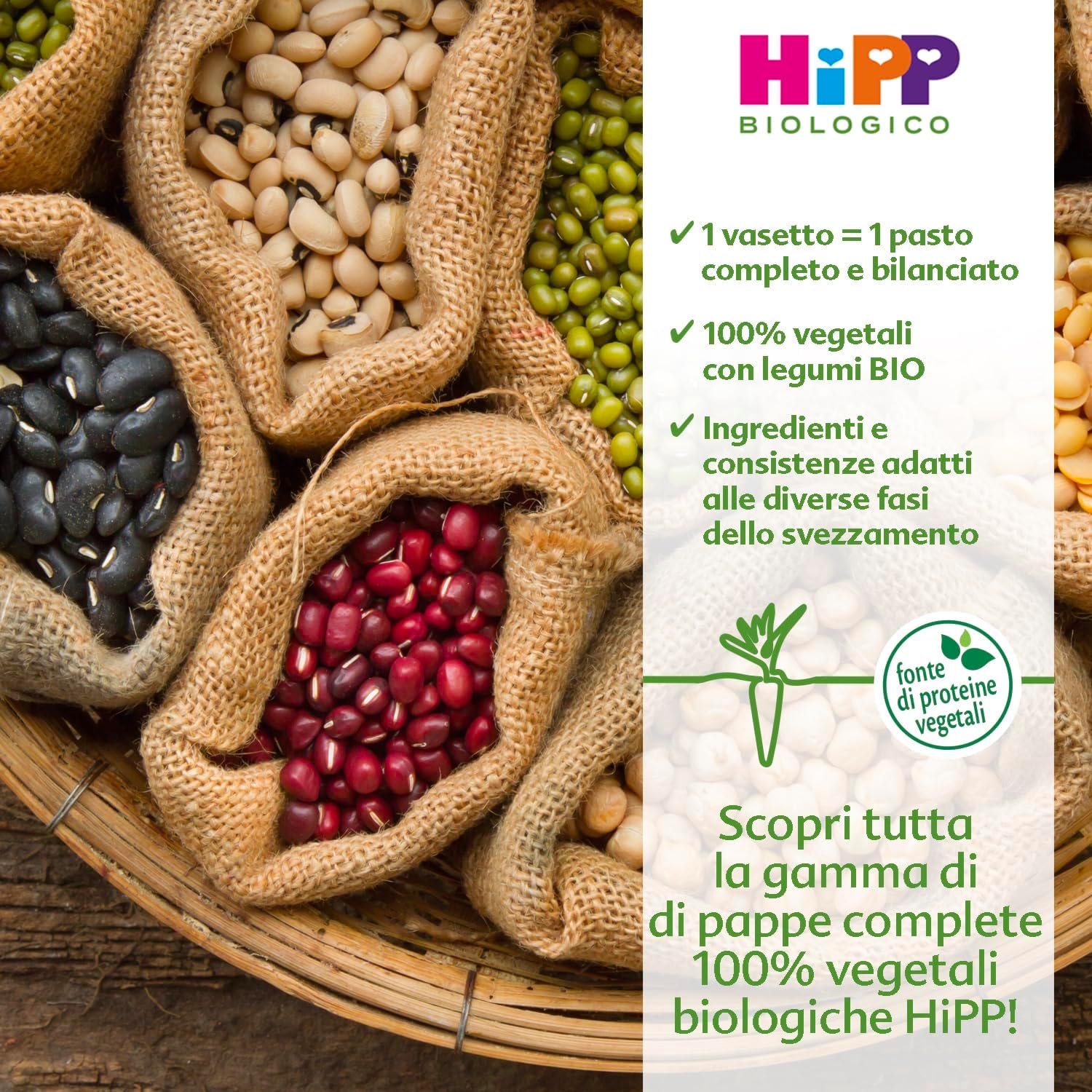 Detalle de HiPP Pappa Pronta Completa Bio – Ditalini Alle Verdure, 6 Confezioni da 250 g