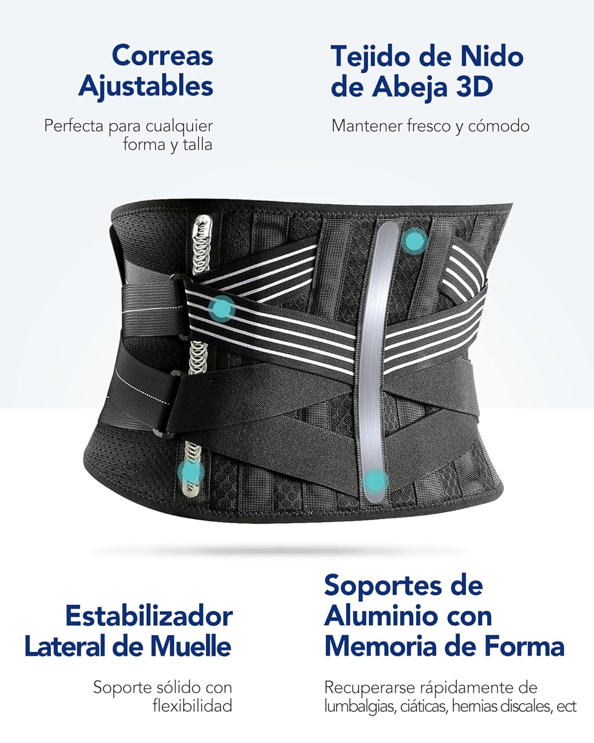 Thumbnail 1 de Fitomo Faja Lumbar para Dolor de Espalda y Lesiones 💪