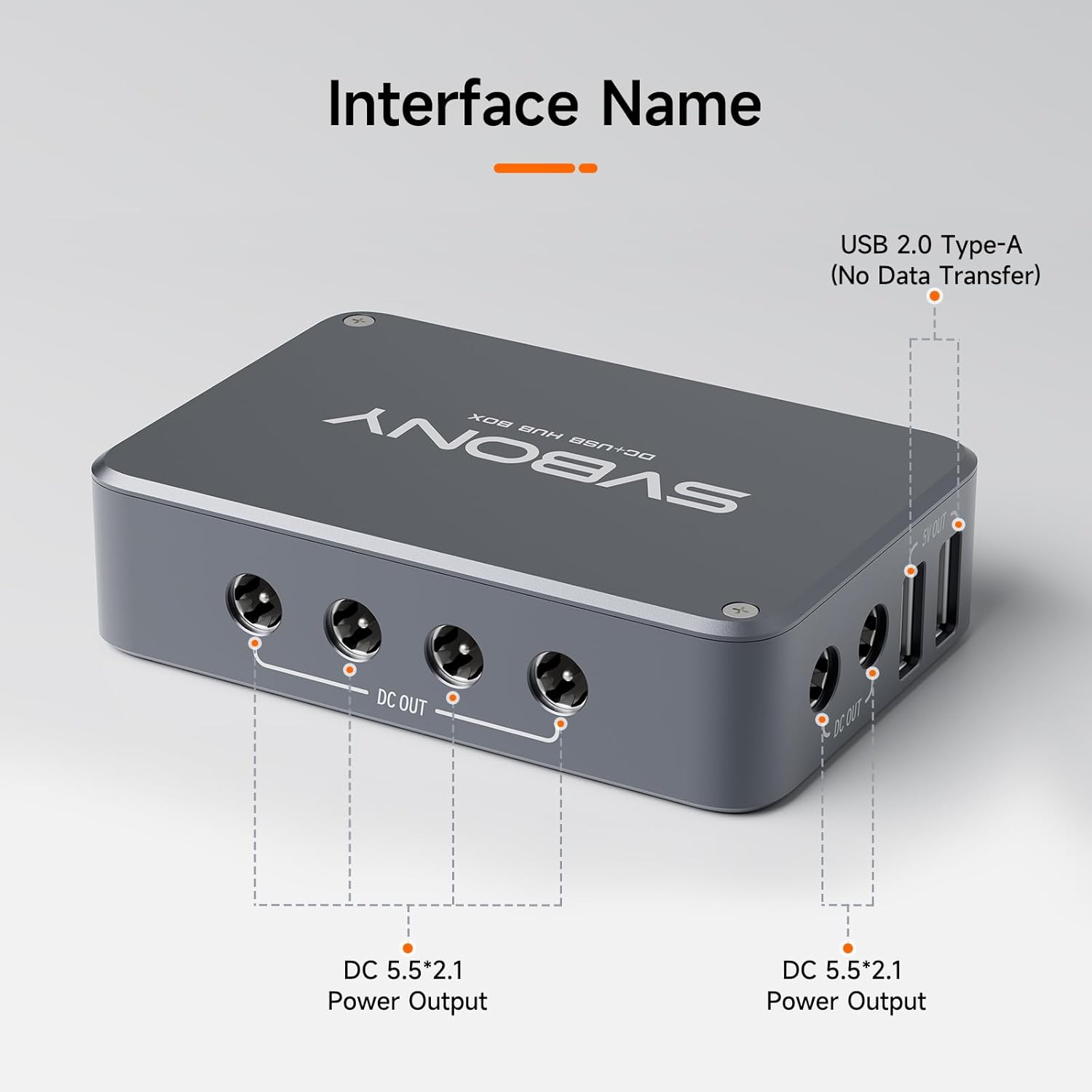 Thumbnail 2 de SVBONY SV241 Astronomie USB Steuerhub (Astro Powerbox) mit 6x DC, USB3.1, USB2.0 & USB-C