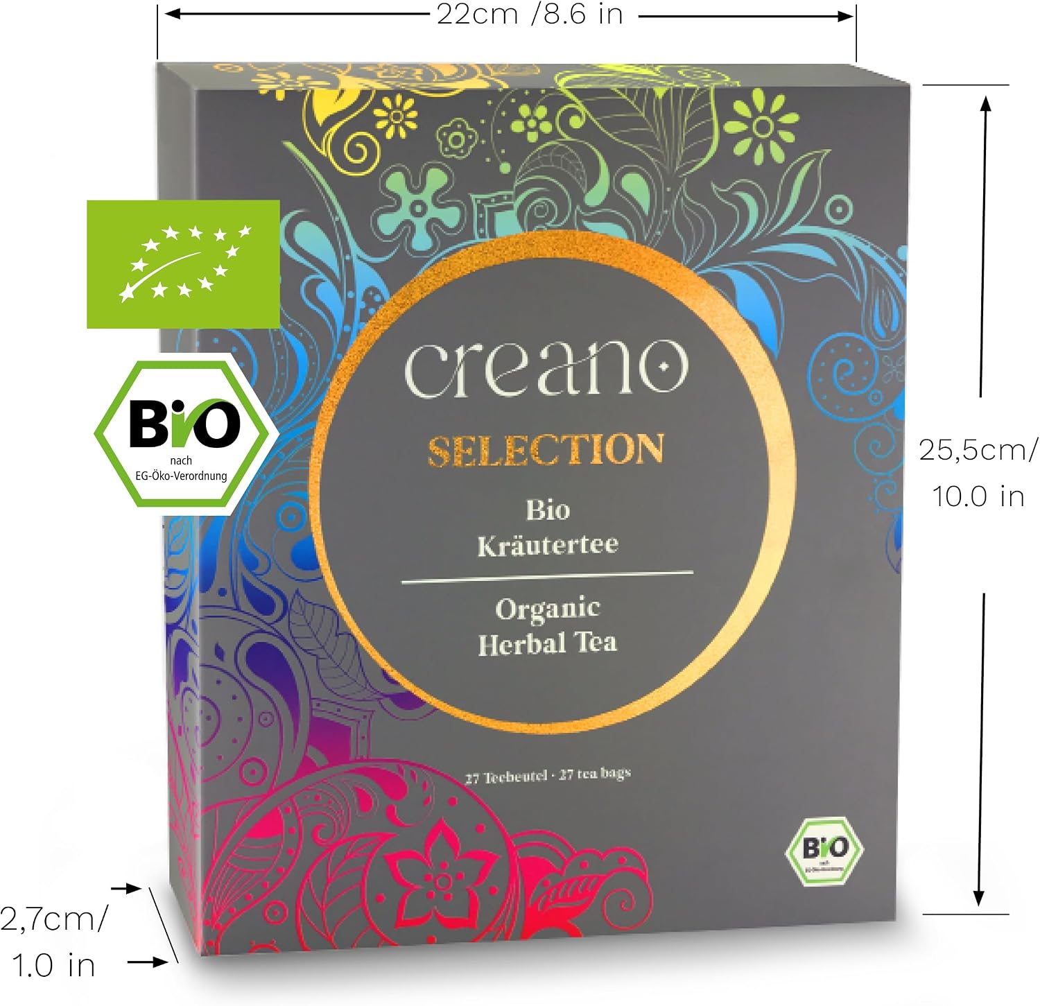 Detalle 1 de Creano Coffret Infusions Bio 27 sachets