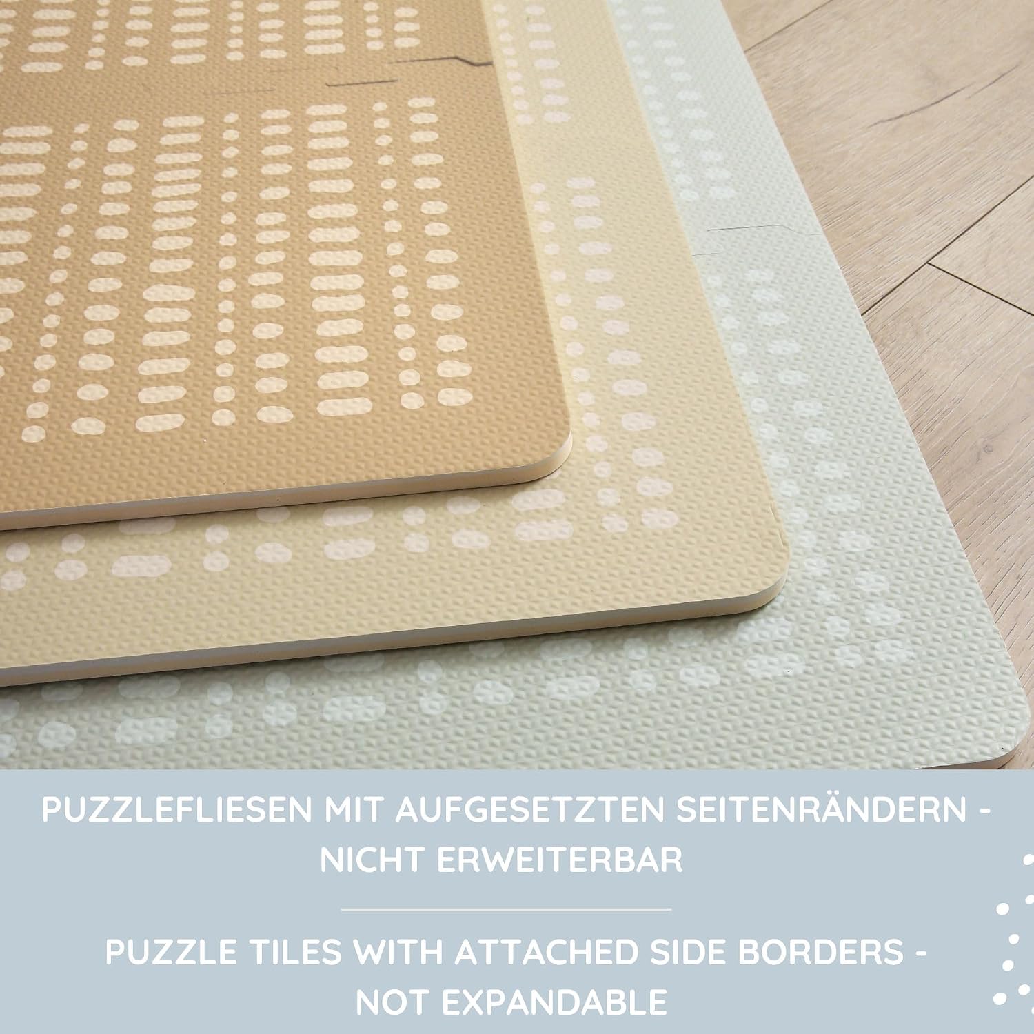 Thumbnail 4 de Hakuna Matte Stylische Puzzlematte Baby 1,7 x 1,2 m Hygge Grau – 16 XL-Platten aus EVA, 1 cm