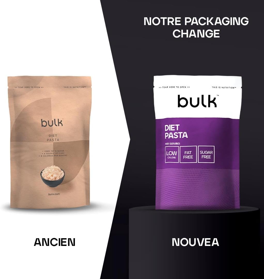 Detalle 2 de Bulk Pâtes diététiques, 200 g — Paquet de 6, prêtes en une minute
