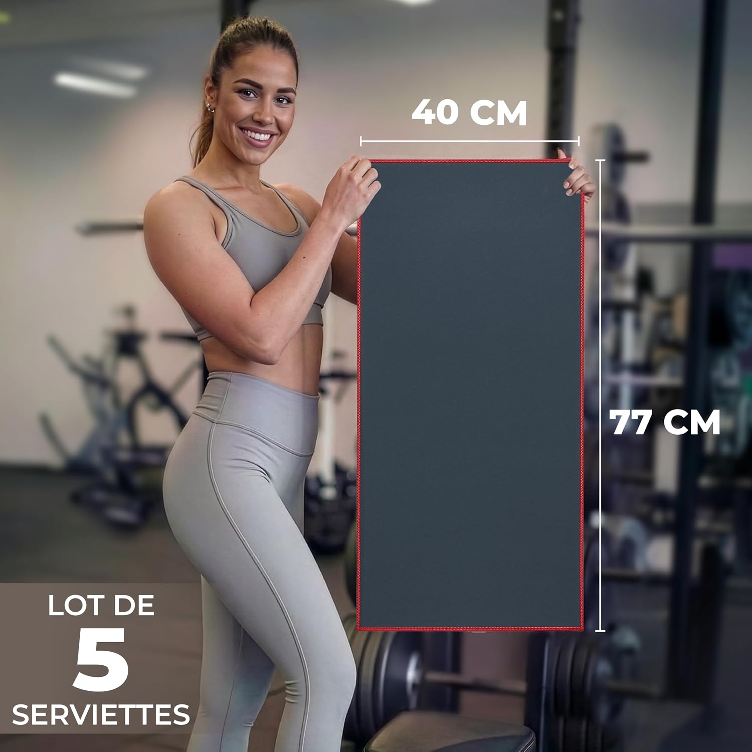 Detalle 2 de ZENACROSS Serviette Sport Microfibre 40x77 cm