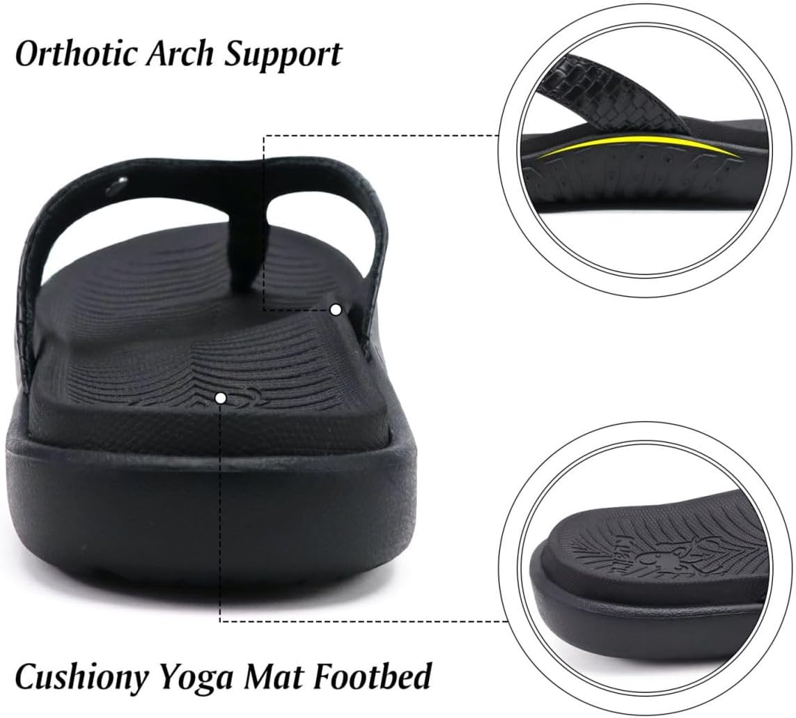 Thumbnail 3 de KuaiLu Womens Flip Flops with Arch Support