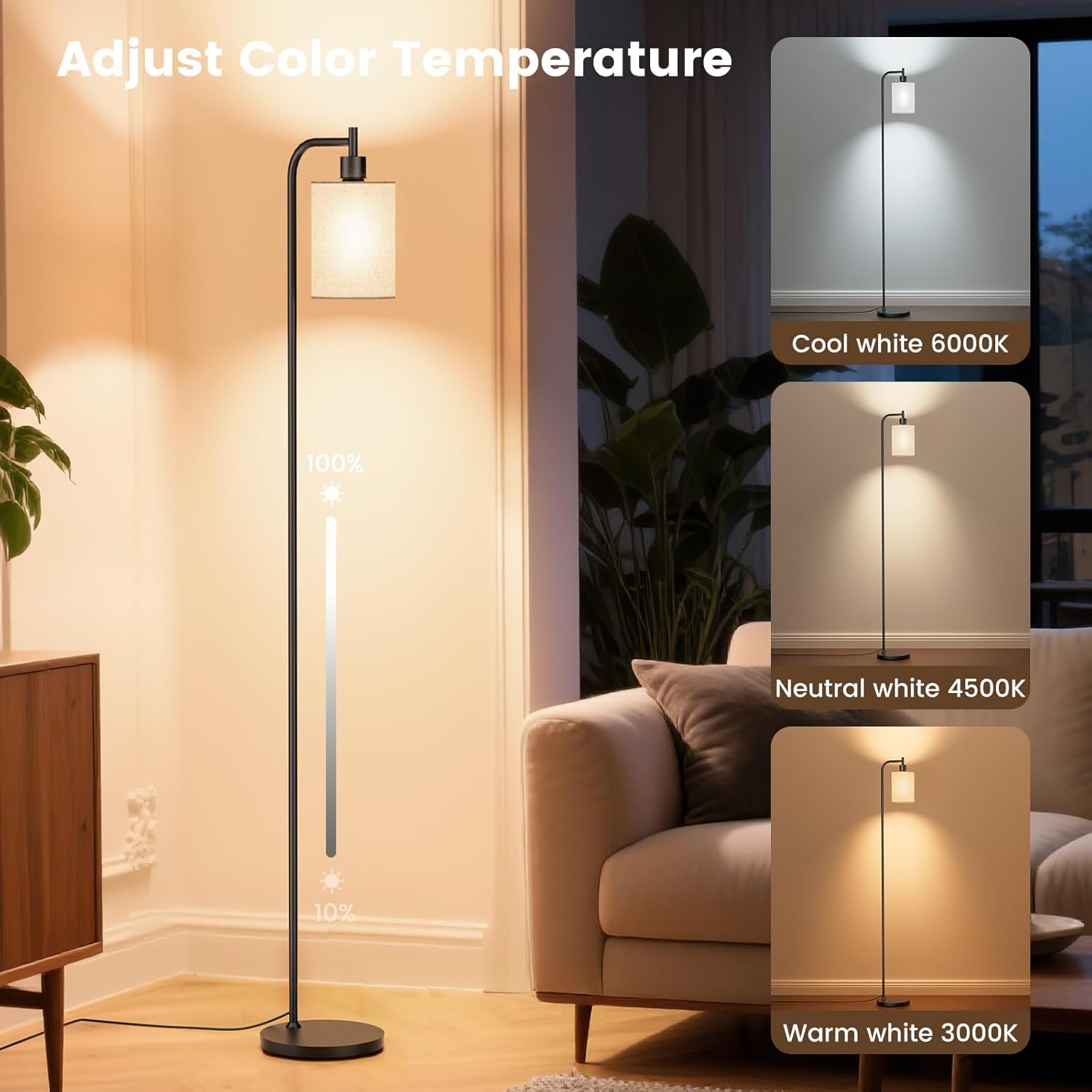 Detalle 2 de SIBRILLE Floor Lamp Dimmable 9W LED