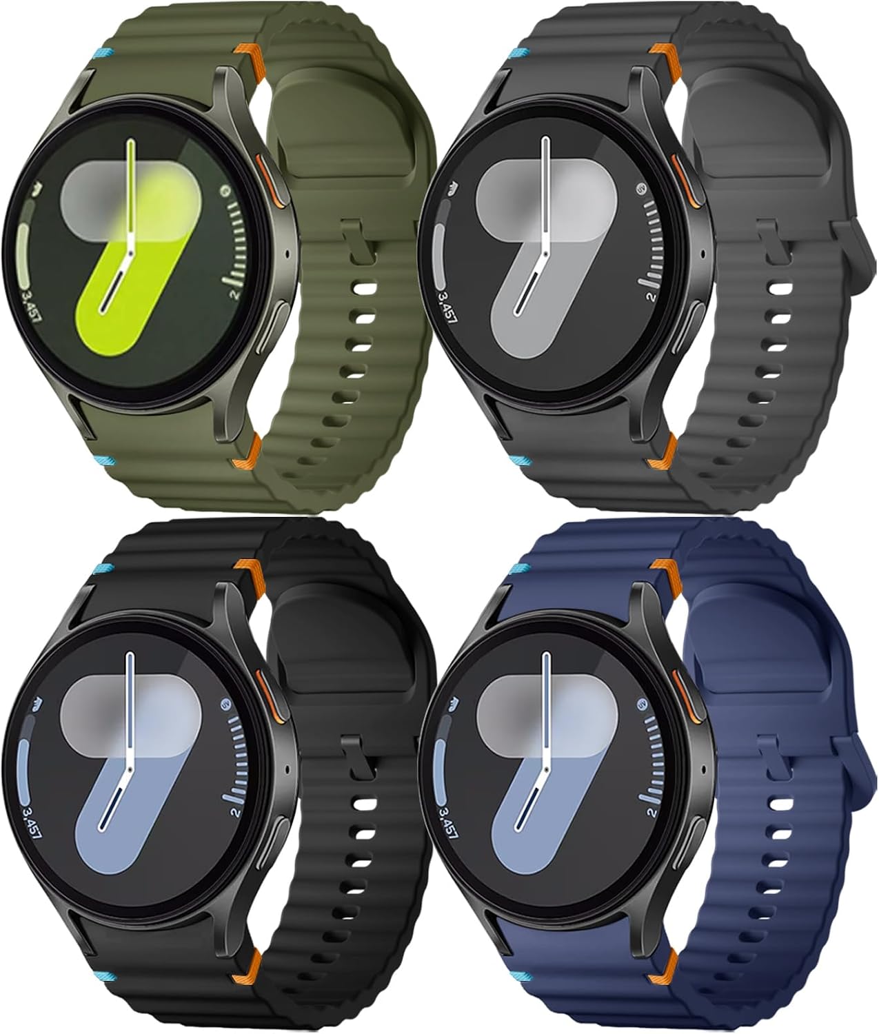Detalle de Mastten 4 Pack Sport Straps for Galaxy Watch 40mm