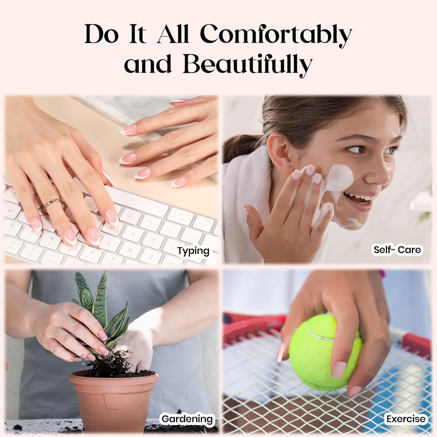 Thumbnail 6 de Beetles Pre-French Tips Gel Nail Tips 150pcs