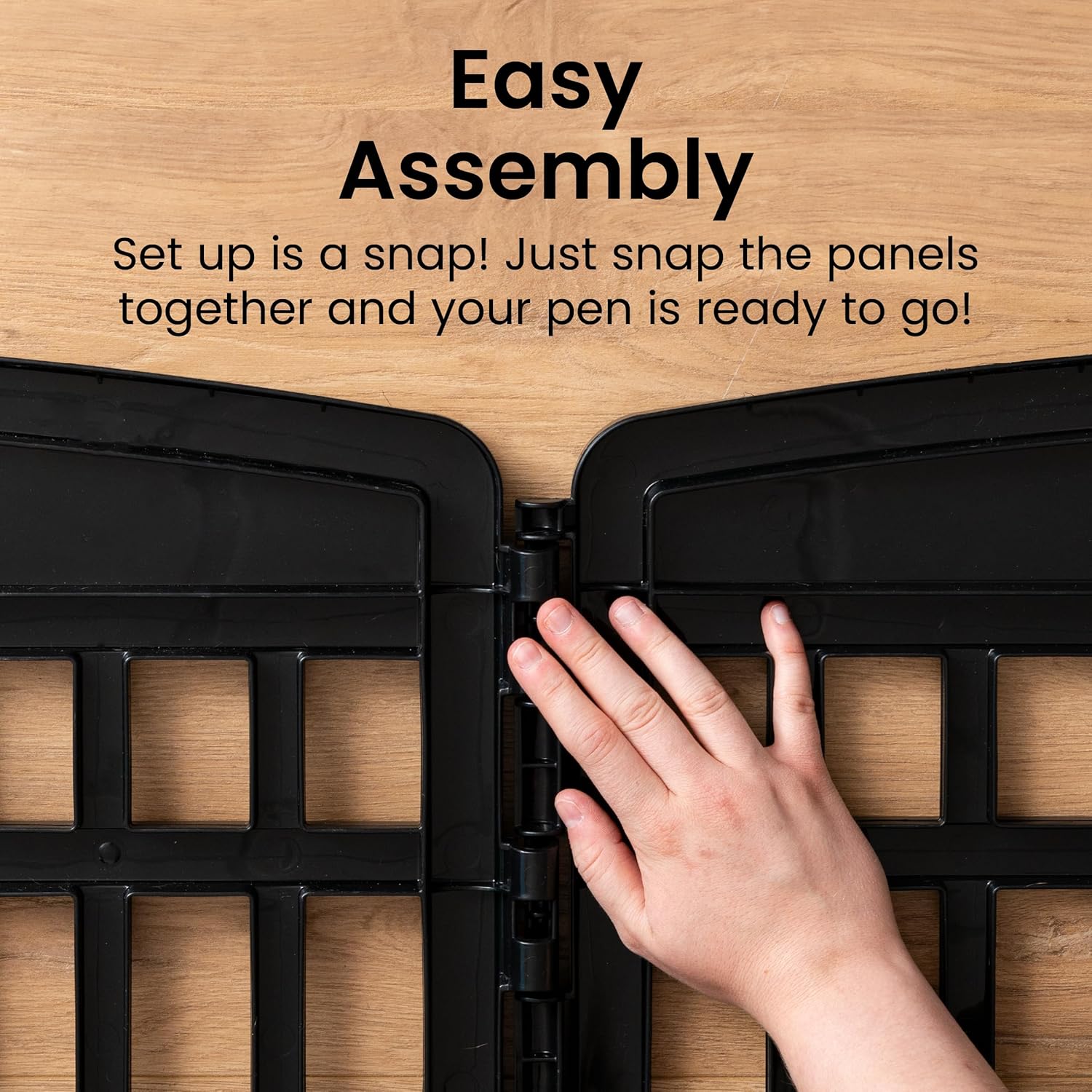 Thumbnail 4 de Iris Ohyama Recinto per cani da interno/esterno in plastica CI-604E (6o cm, grigio) con pannelli