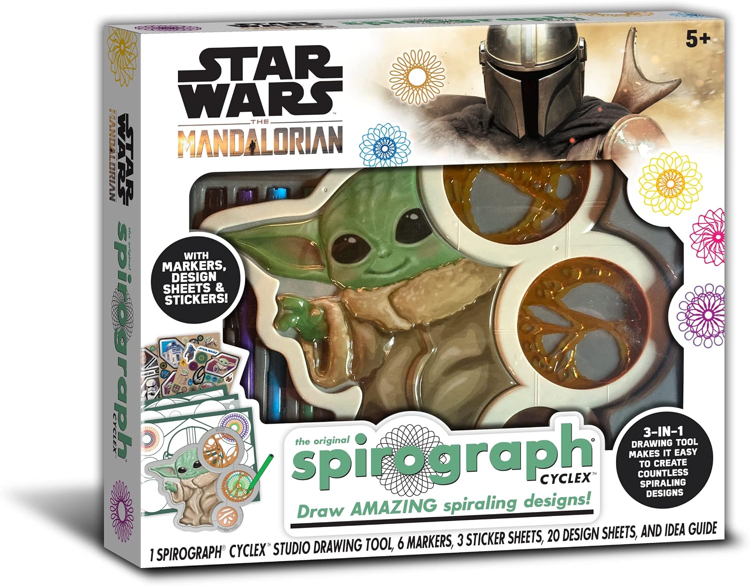 Thumbnail 6 de Spirograph Deluxe Set Spiral Art Kit 8+ 🎨