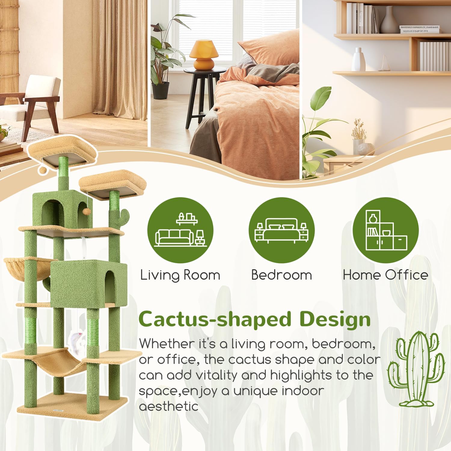 Detalle de Globlazer Cat Tree, 76-Inch