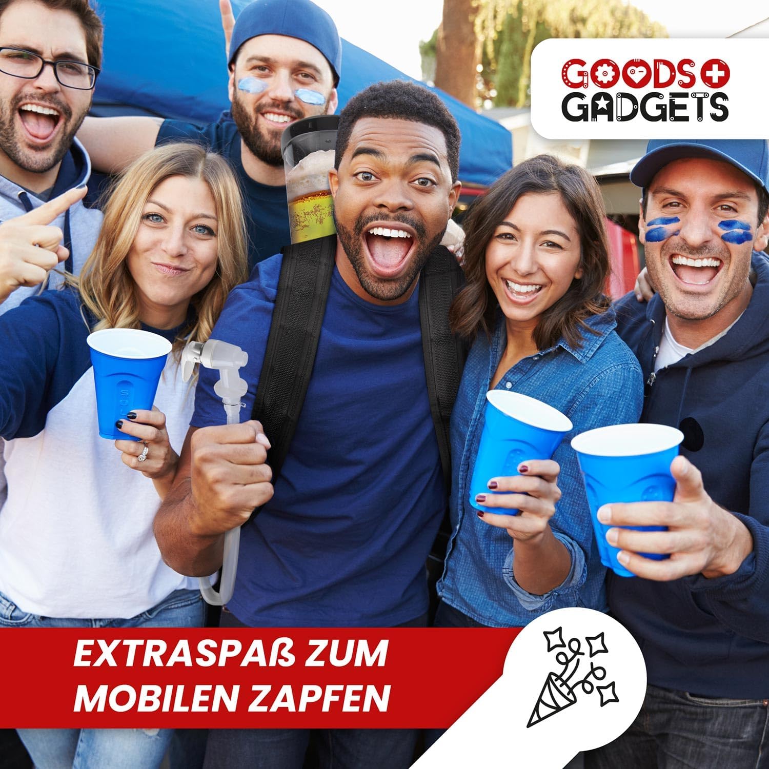 Thumbnail 6 de GOODS+GADGETS Der Kulthit – Einzel Bierrucksack 1 x 3 Liter Fassungsvolumen