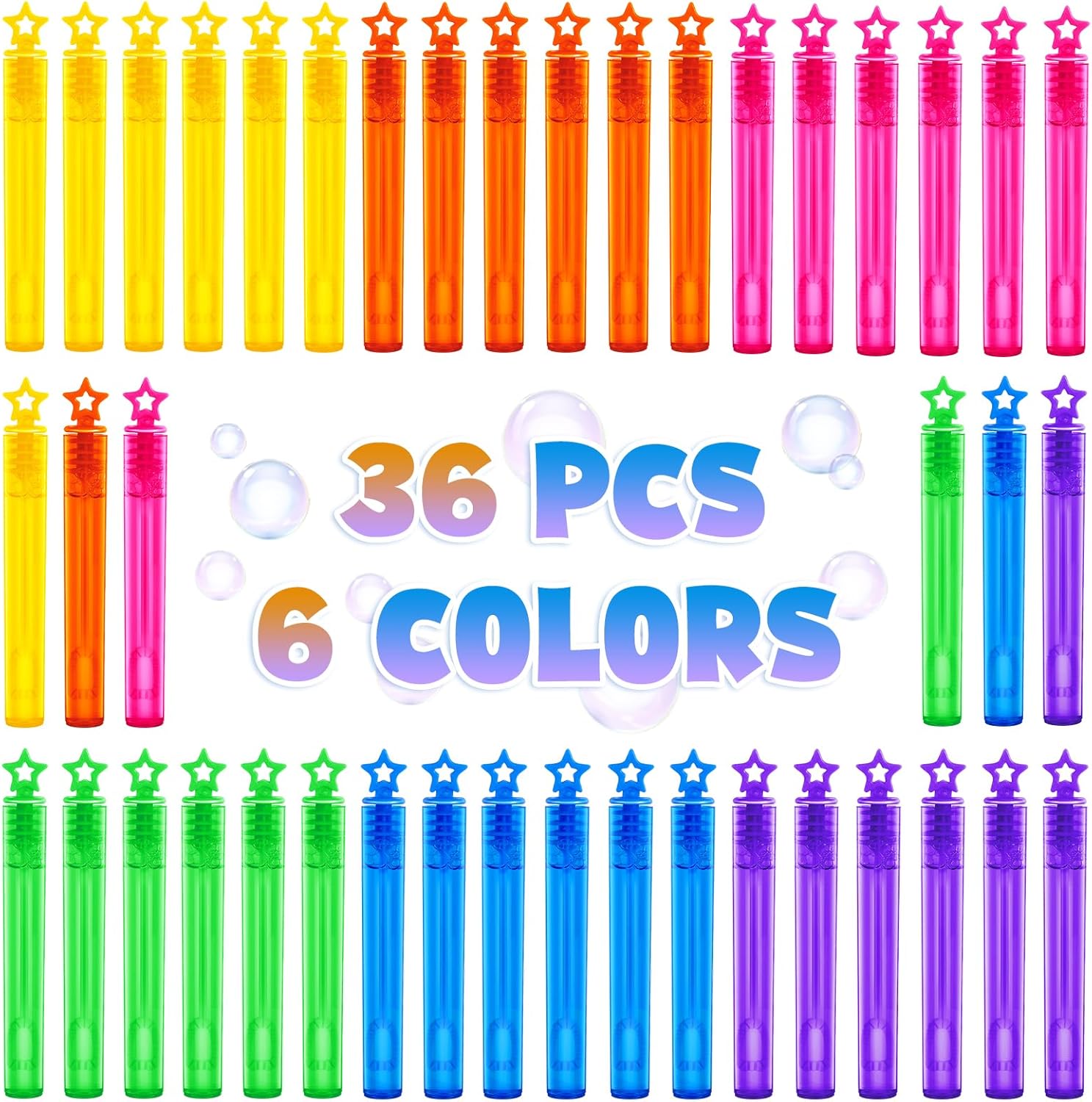 Thumbnail 2 de 36 Pieces Mini Bubble Wands 10ml
