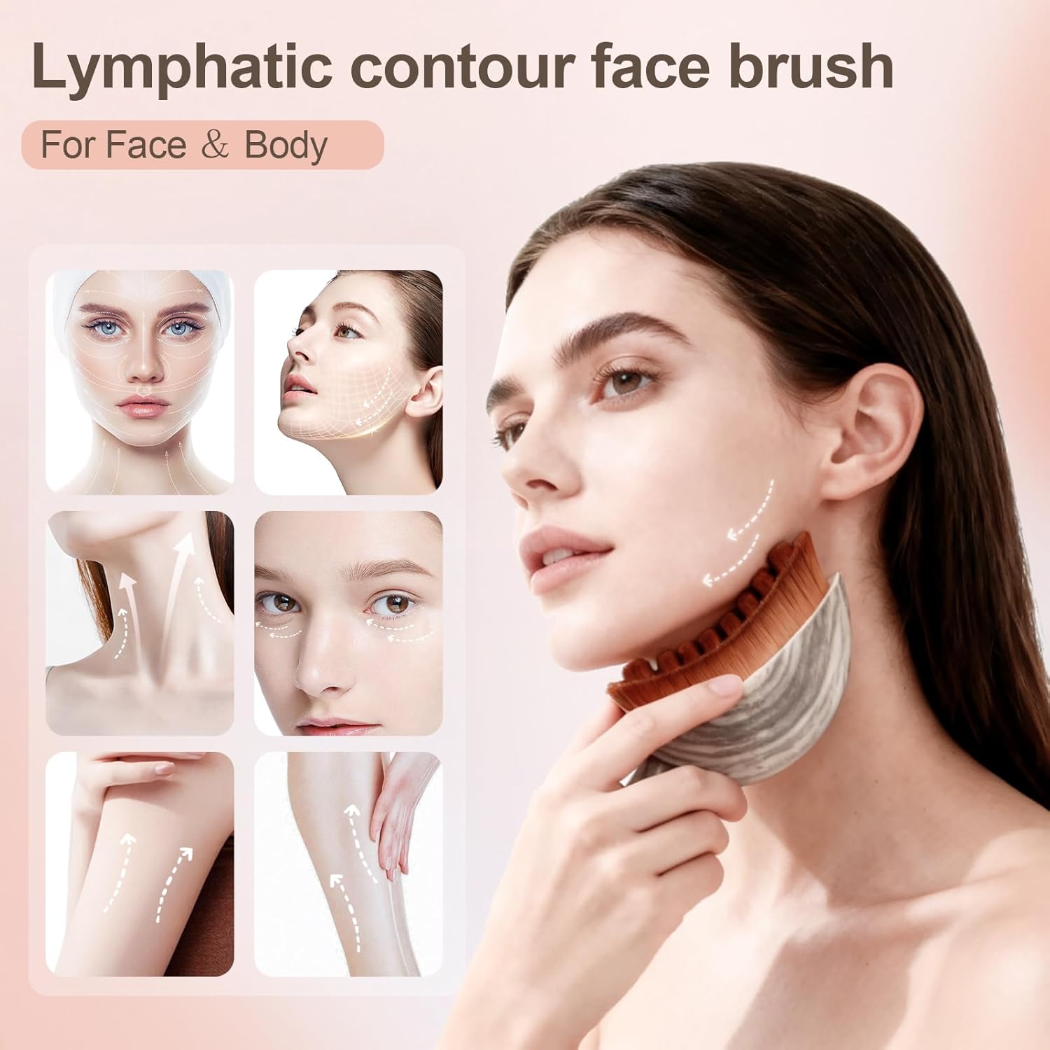 Detalle 2 de Lymphatic Contour Face Brush 🧖♀