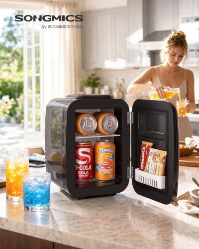 Thumbnail 1 de SONGMICS Mini Frigo 4 L: portatile, silent e versatile con funzione caldo/freddo