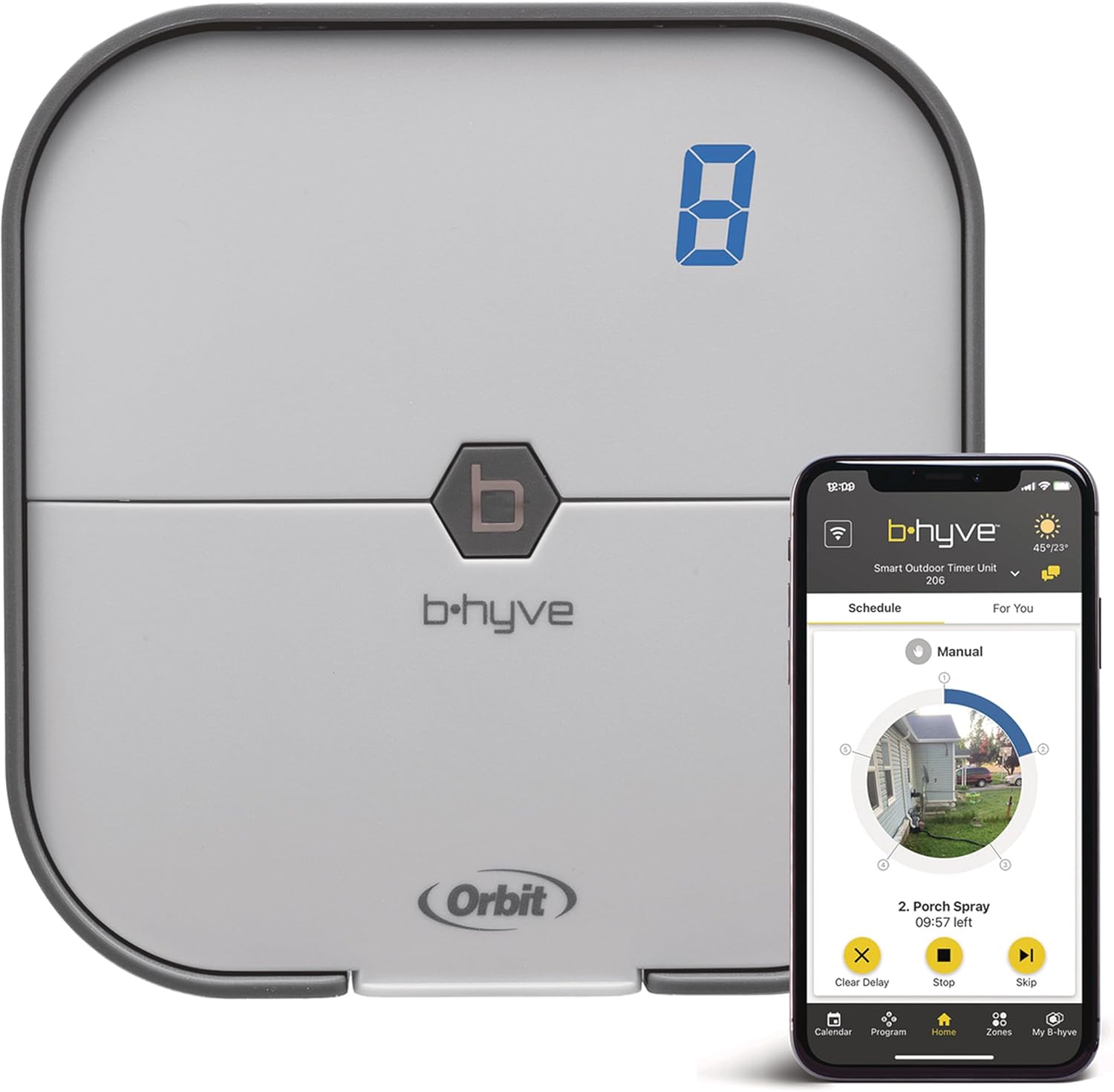Detalle de Orbit smart sprinkler controller, 8-zone