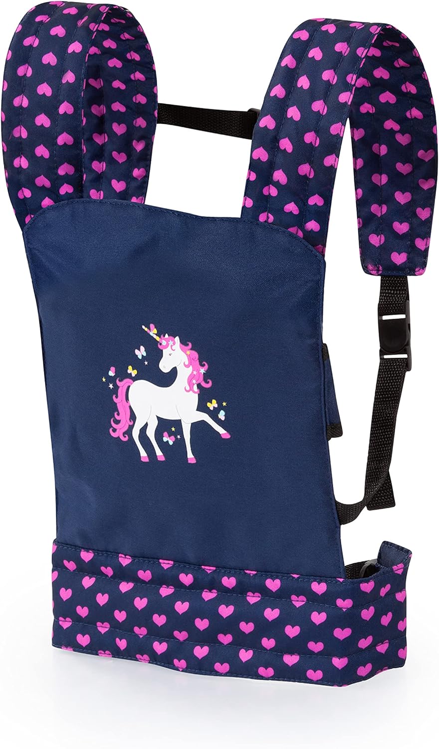 Bayer Design EasyCarry 62254AA – marsupio porta bambola con tracolla, unicorno blu