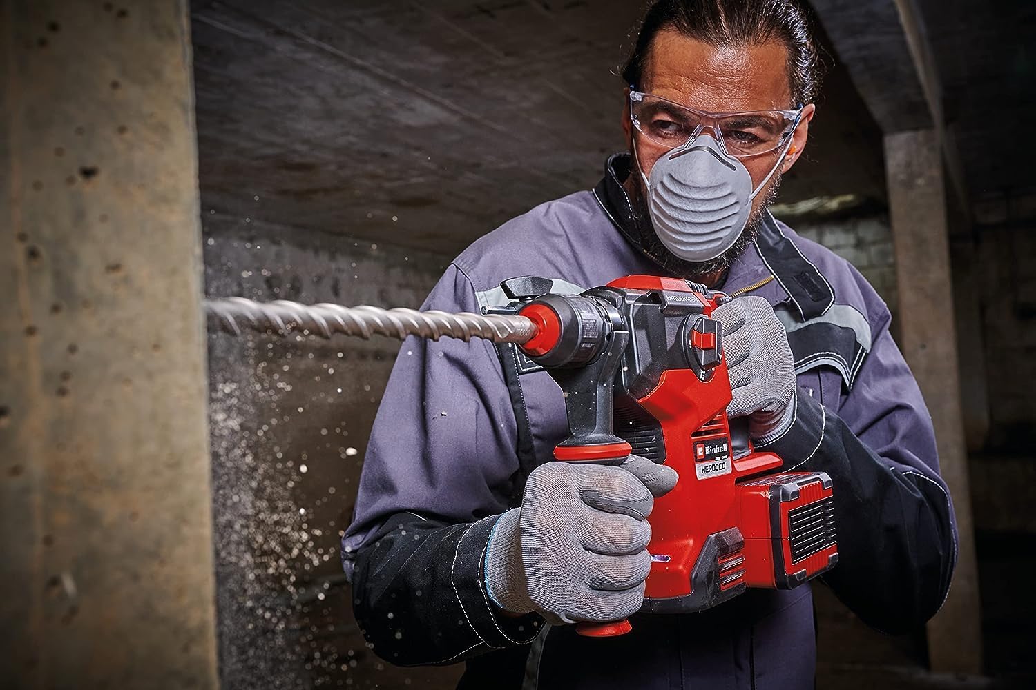 Detalle 2 de Einhell HEROCCO 36/28 Power X-Change ⚒️ Martillo perforador sin batería