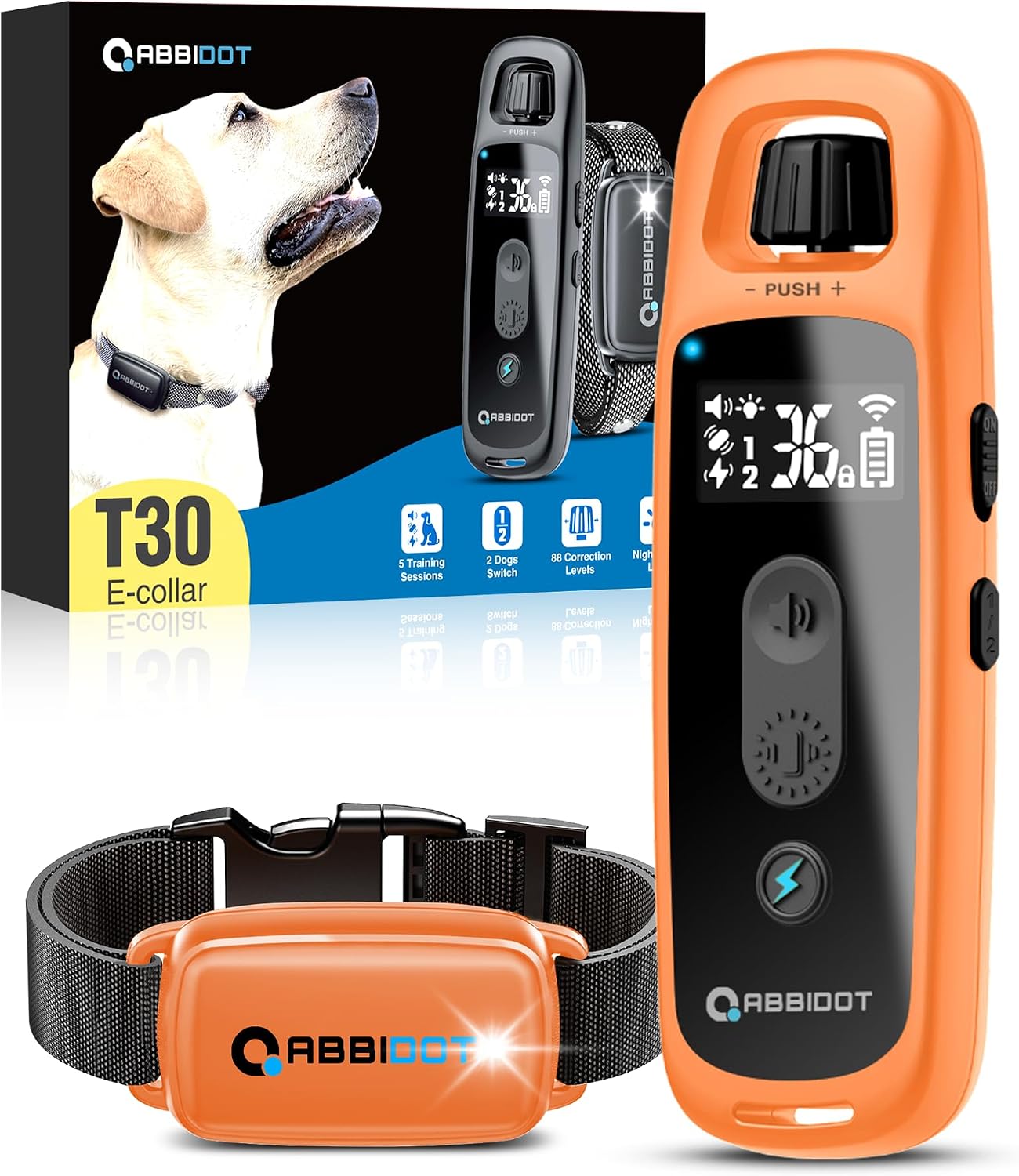 Detalle de ABBIDOT Dog Training Collar, 5000 ft