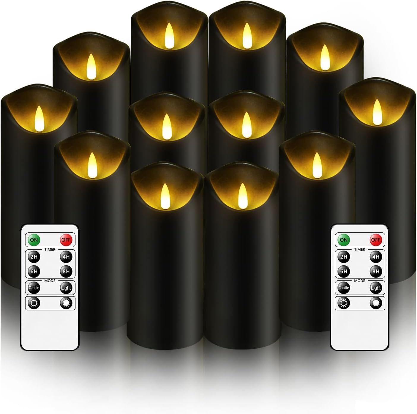 Thumbnail 6 de Nimiko Flameless Candles, Set of 9