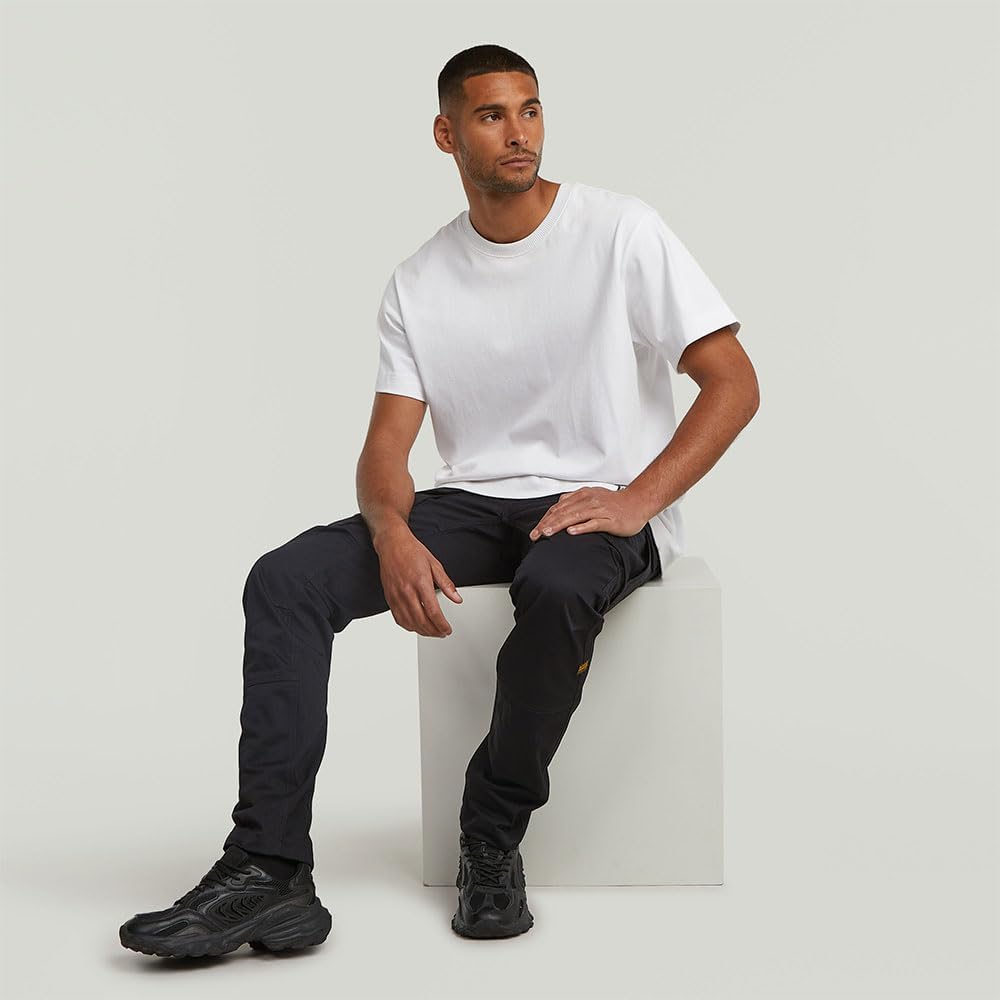 Detalle de G-Star Herren Rovic Zip 3D Regular Tapered Pants – robuste Cargo-Pflege mit durchdachten Details