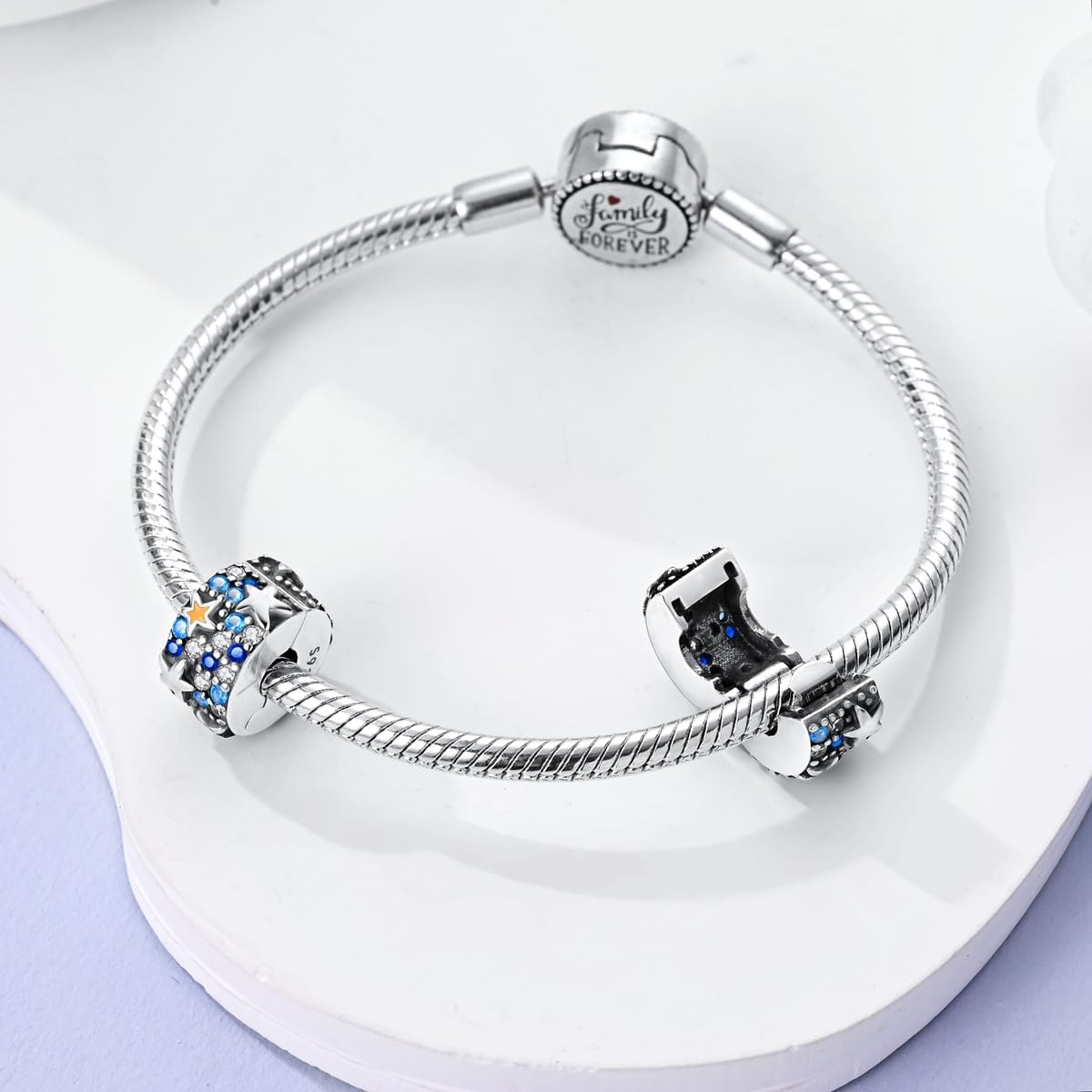 Thumbnail 2 de Parmuz Clip Spacer Charm 925 Sterling Silber