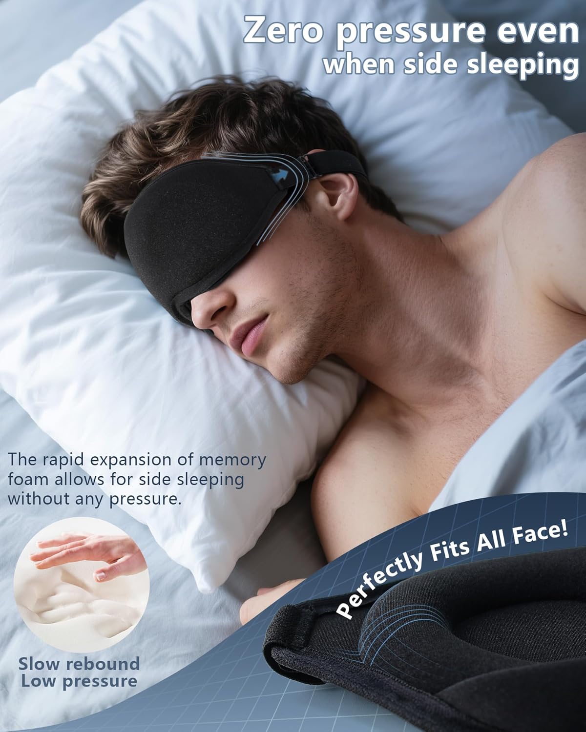 Thumbnail 2 de Aosun Sleep Mask 2-pack 100% blackout eye mask 😴