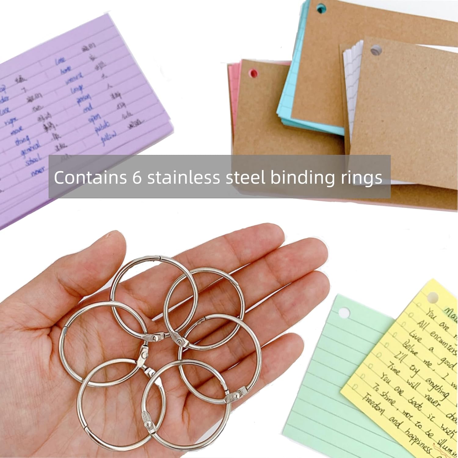 Detalle de ojussa Flash Cards 300 PCS 3x5 inch