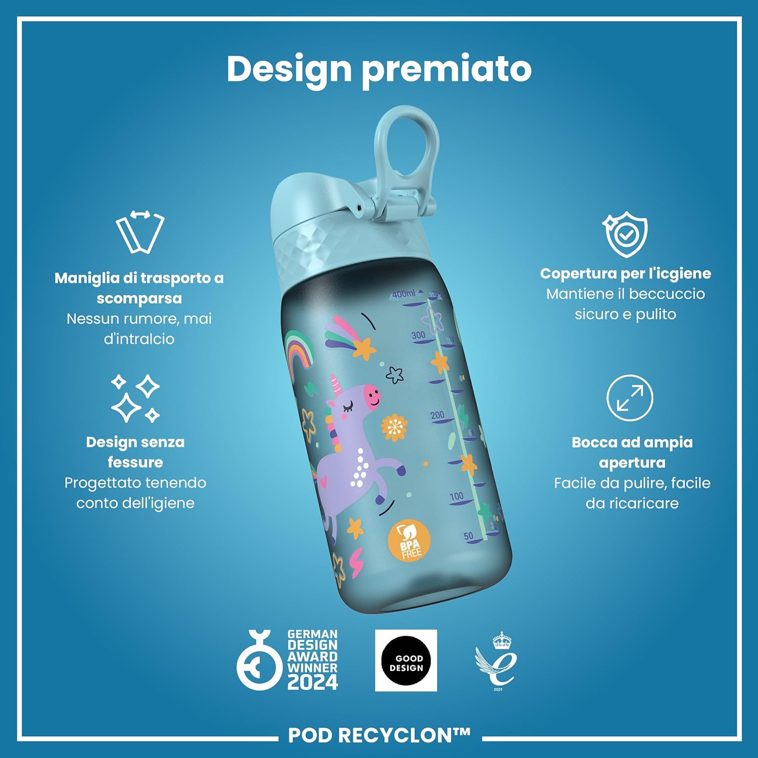 Thumbnail 5 de ion8 Borraccia per bambini 350 ml
