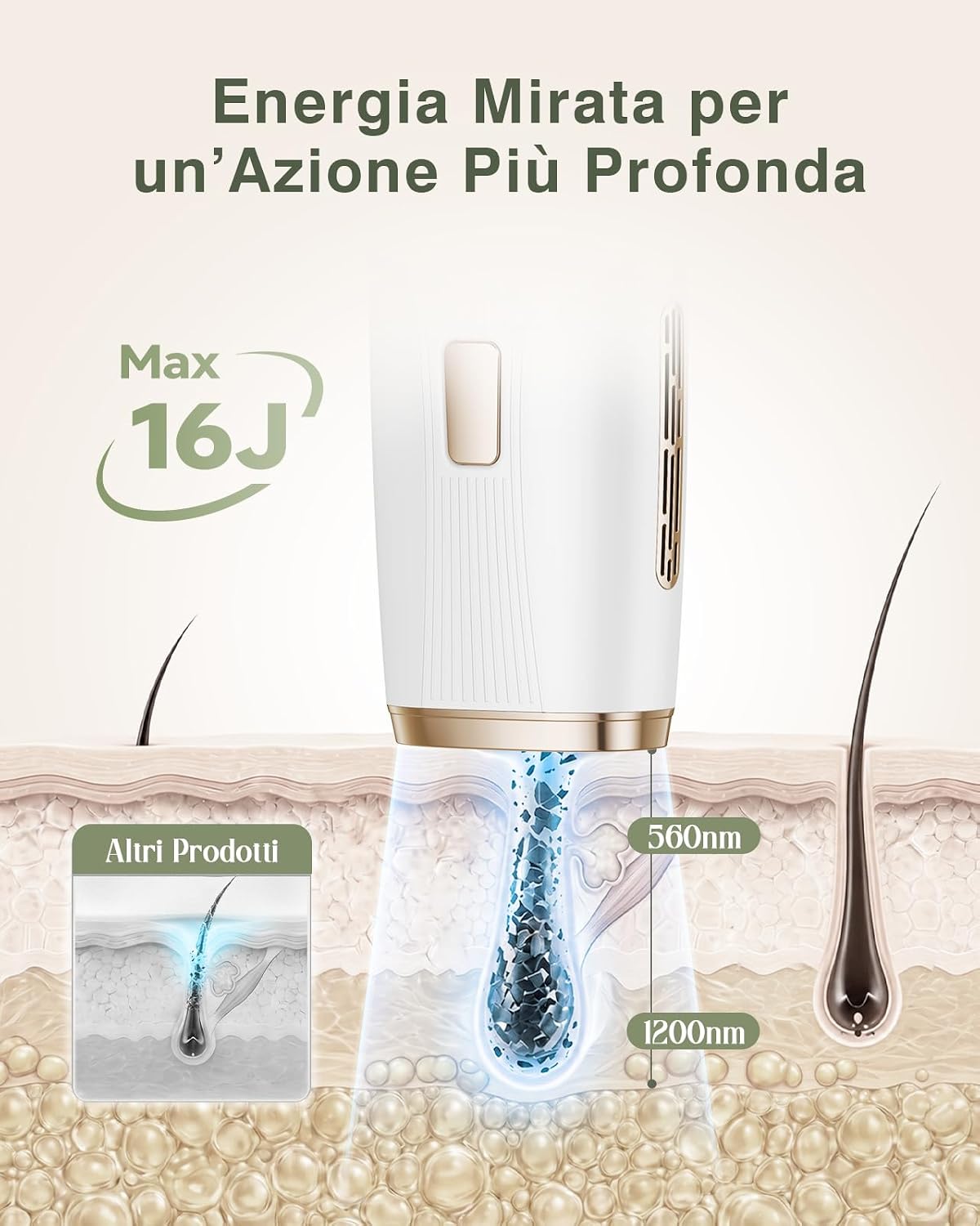 Thumbnail 3 de TIIMAGIC Epilatore Luce Pulsata con Raffreddamento 5°C – 9 livelli, 16J, per Corpo, Ascelle, Bikini e Gambe