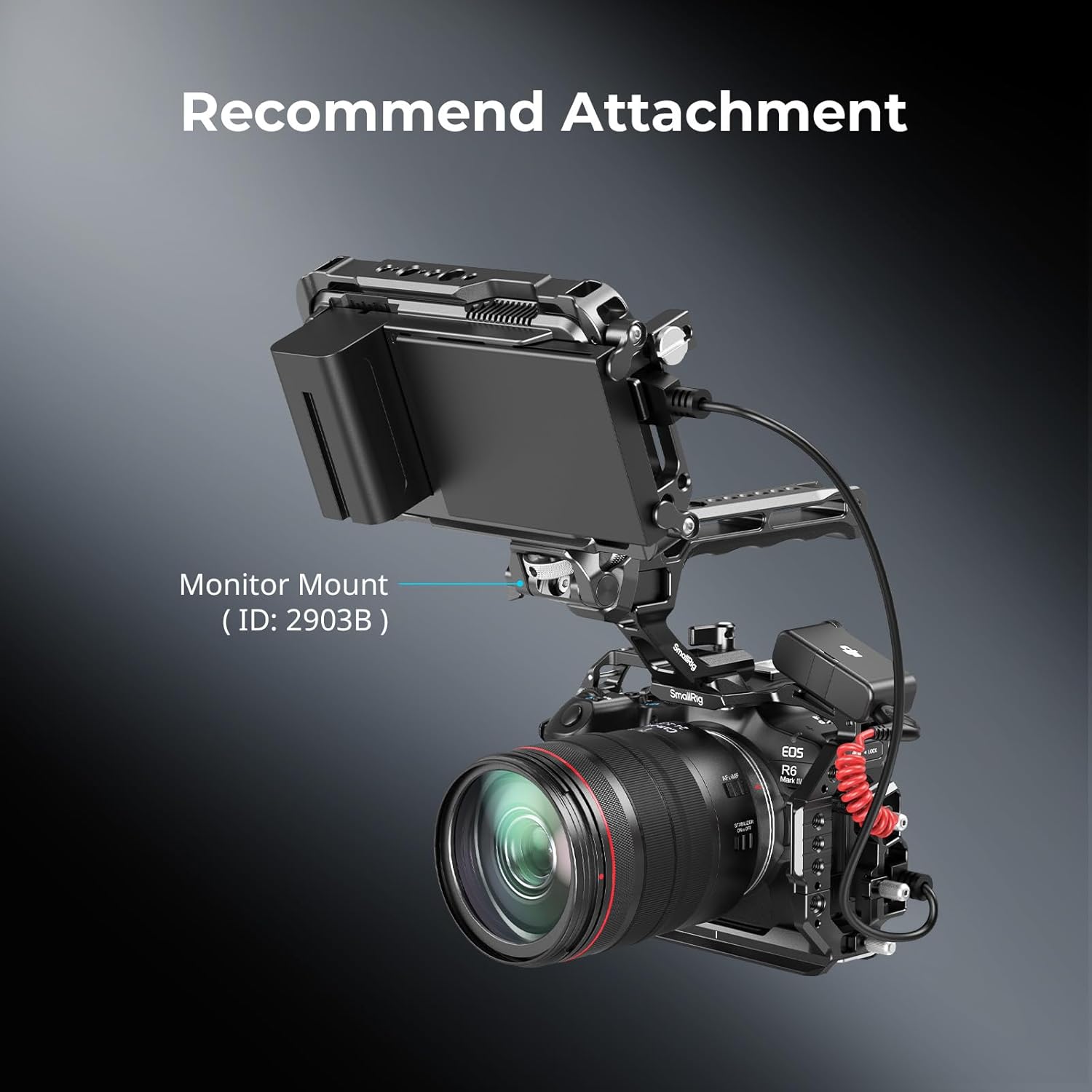 Thumbnail 6 de SmallRig Kit gabbia per Canon R6 Mark II / R6 Mark III con HawkLock e piastra Arca‑Swiss – per DJI RS 3/4