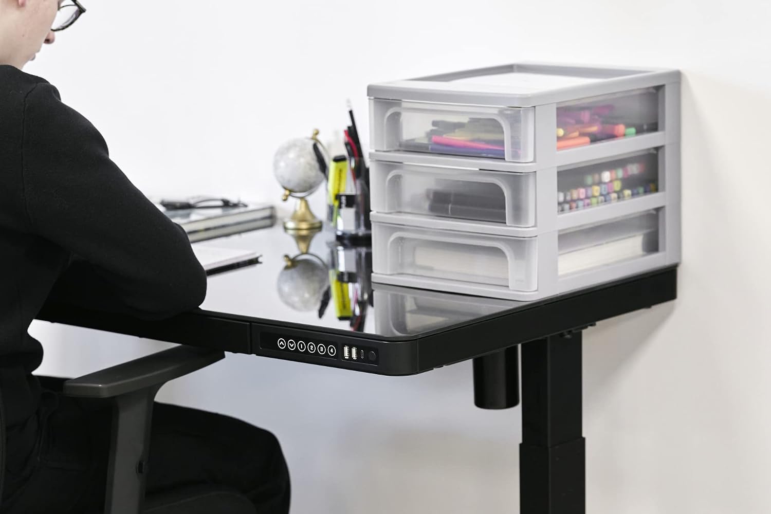 Thumbnail 2 de ris Ohyama Schreibtisch-Organizer 3 Schubladen