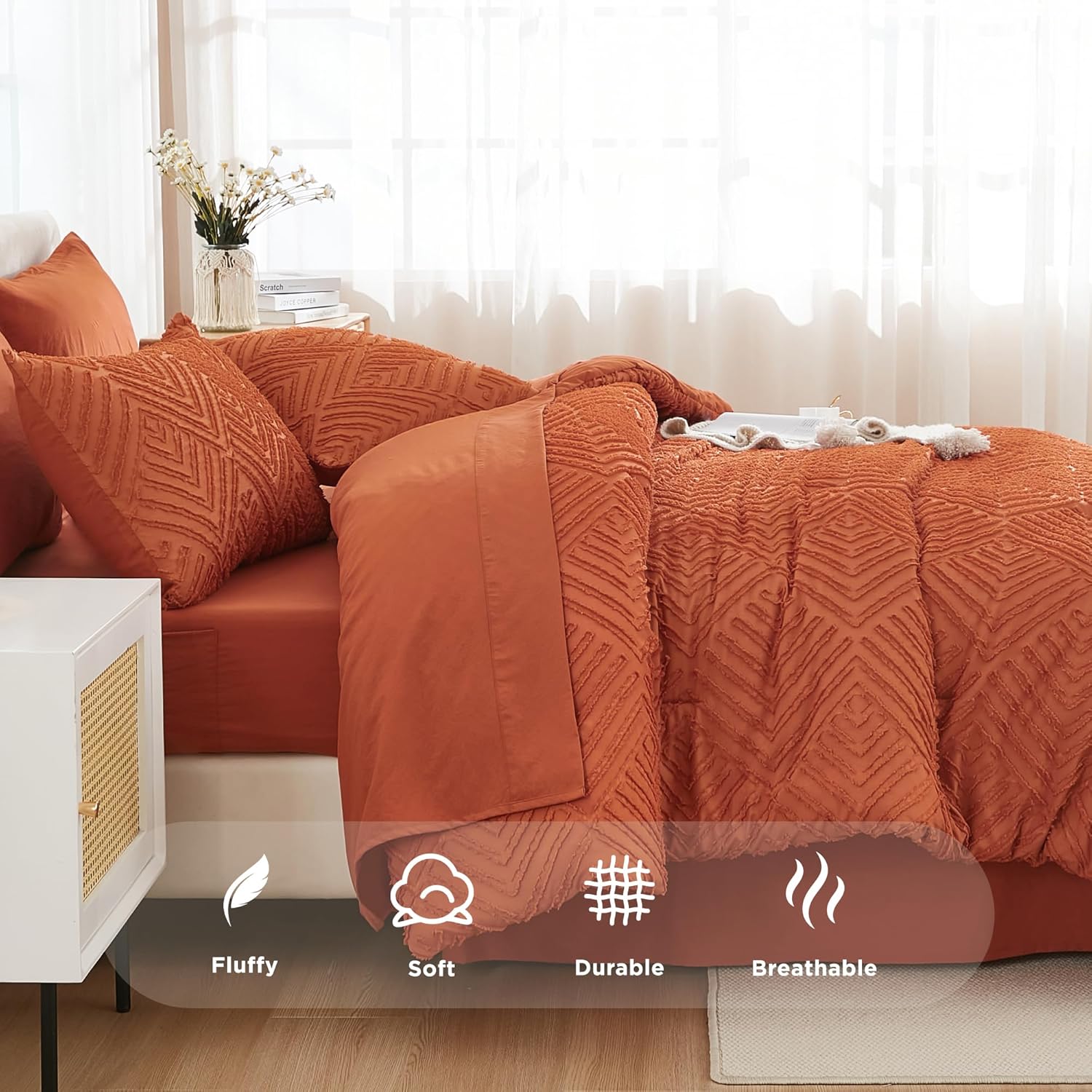 Thumbnail 6 de Andency King Size Comforter Set 7-piece