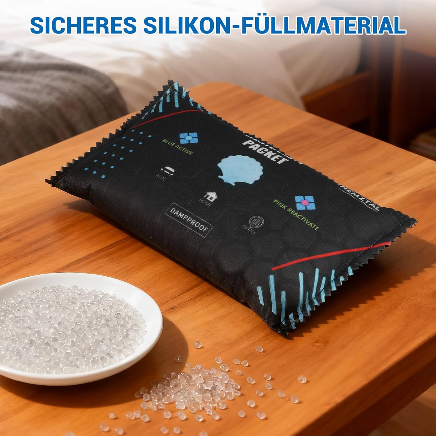 Thumbnail 6 de InemzTal IT-XSB-10105355 Reusable Car Dehumidifier Bags, 2 x 400 g