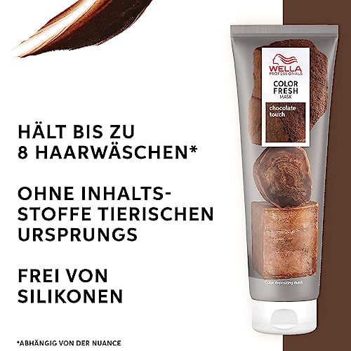 Detalle 2 de Wella Professionals Color Fresh Mask Chocolate Touch – Haarkur zum Beleben und Verändern der Haarfarbe
