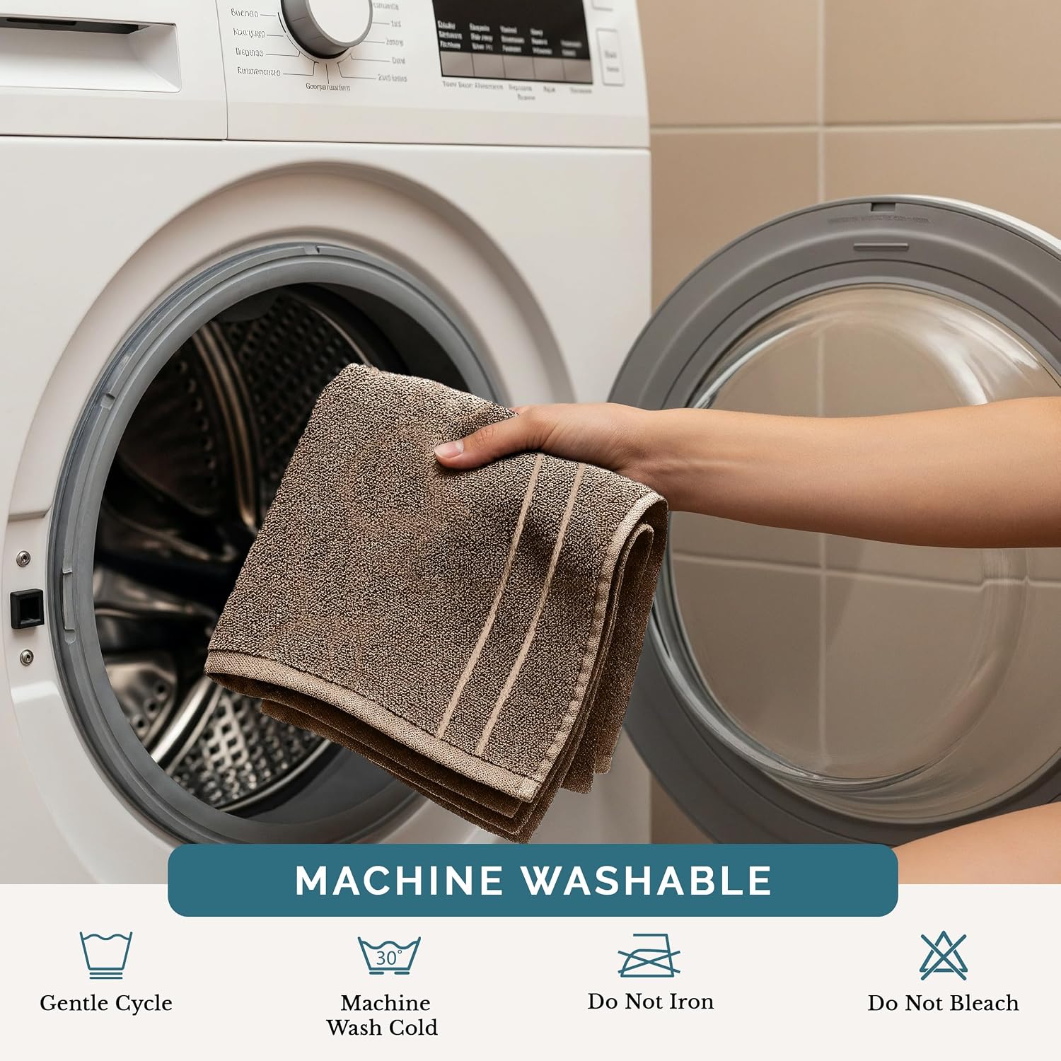 Thumbnail 6 de Casa Platino Washcloths Set 13x13 12-Pack