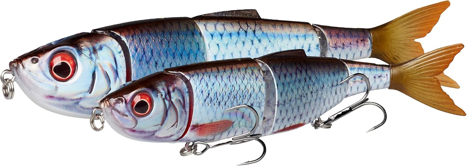 Detalle de Savage Gear 4Play V2 Swim N Jerk - Aringa swimbait 3D realistica, azione super S-Curve e affondamento lento
