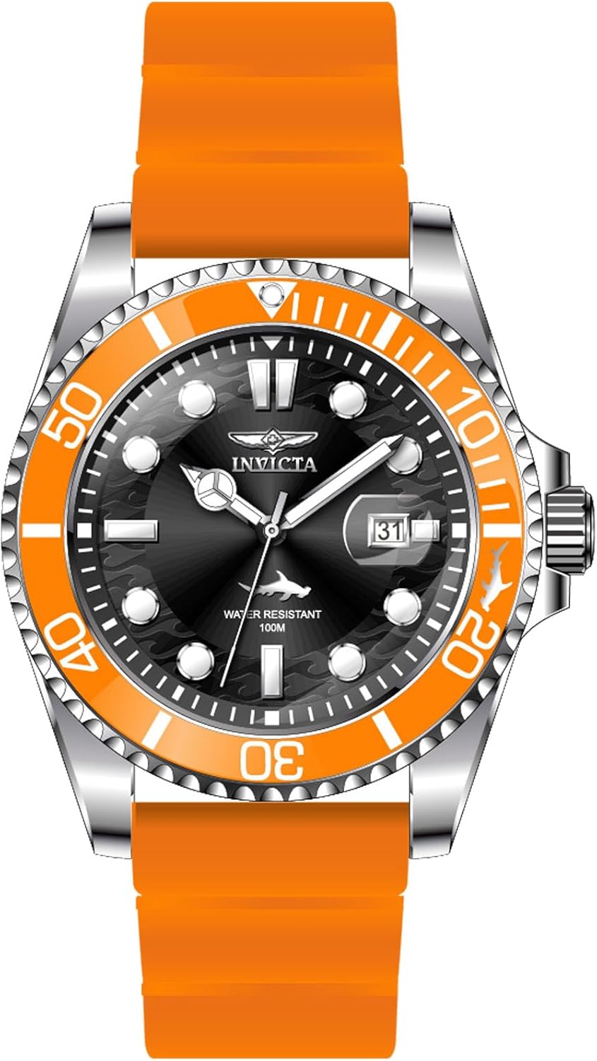 Thumbnail 2 de Invicta Pro Diver 47162 pour homme, boîtier en acier inox 43 mm, cadran noir