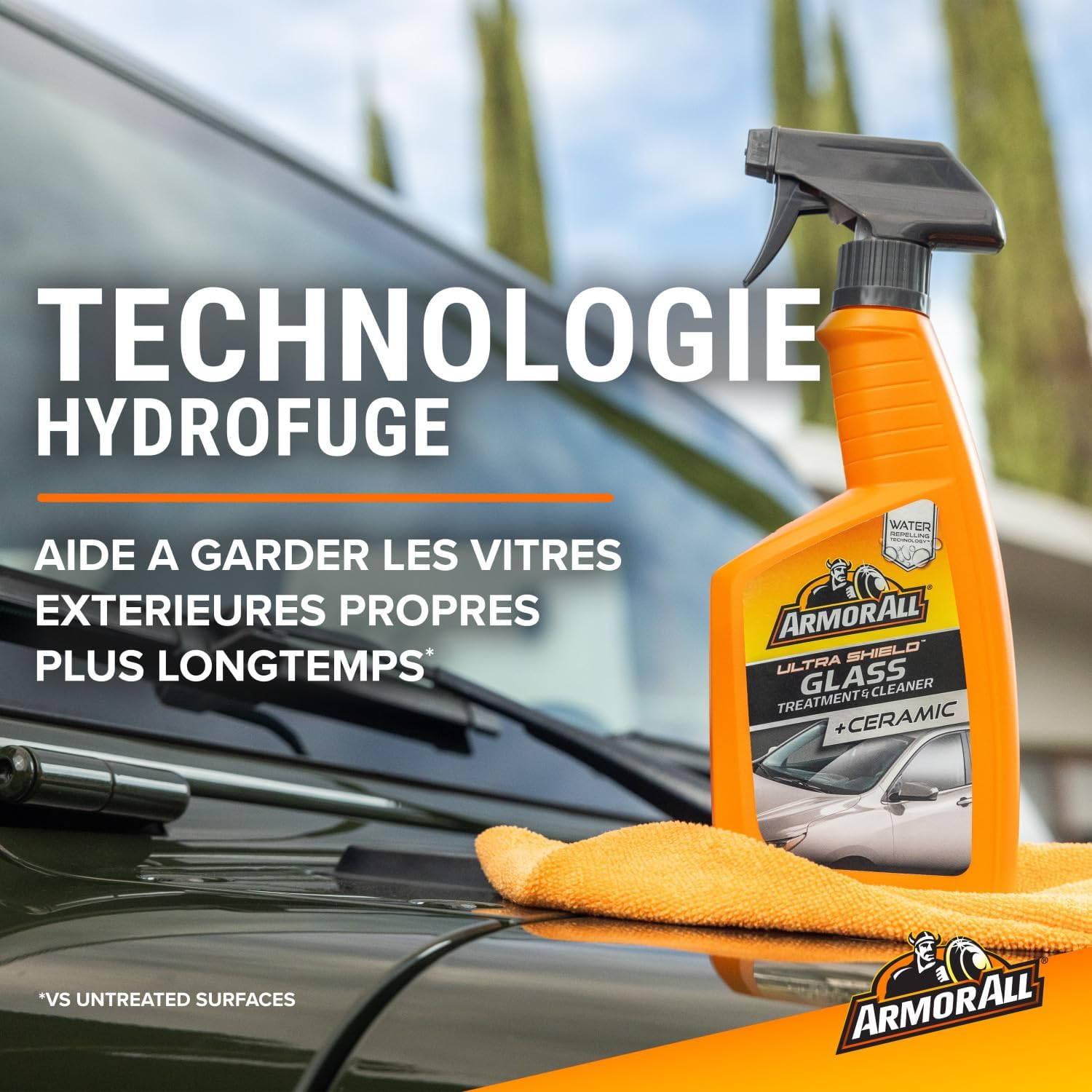 Detalle 2 de Armor All Spray nettoyant vitres 500 mL 🧽