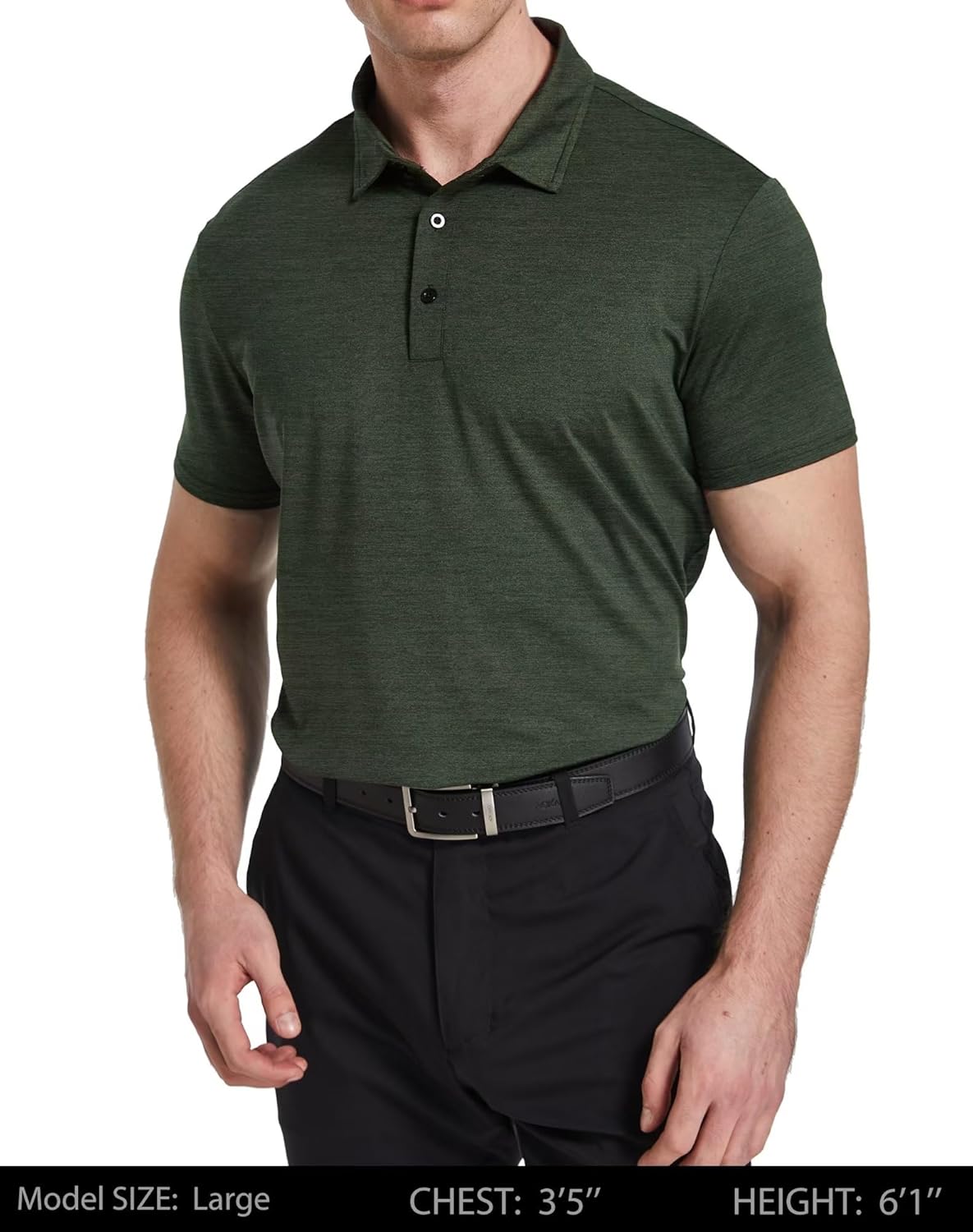 Thumbnail 2 de OYGSieg 6 Pack Mens Polo Shirts 95% Polyester