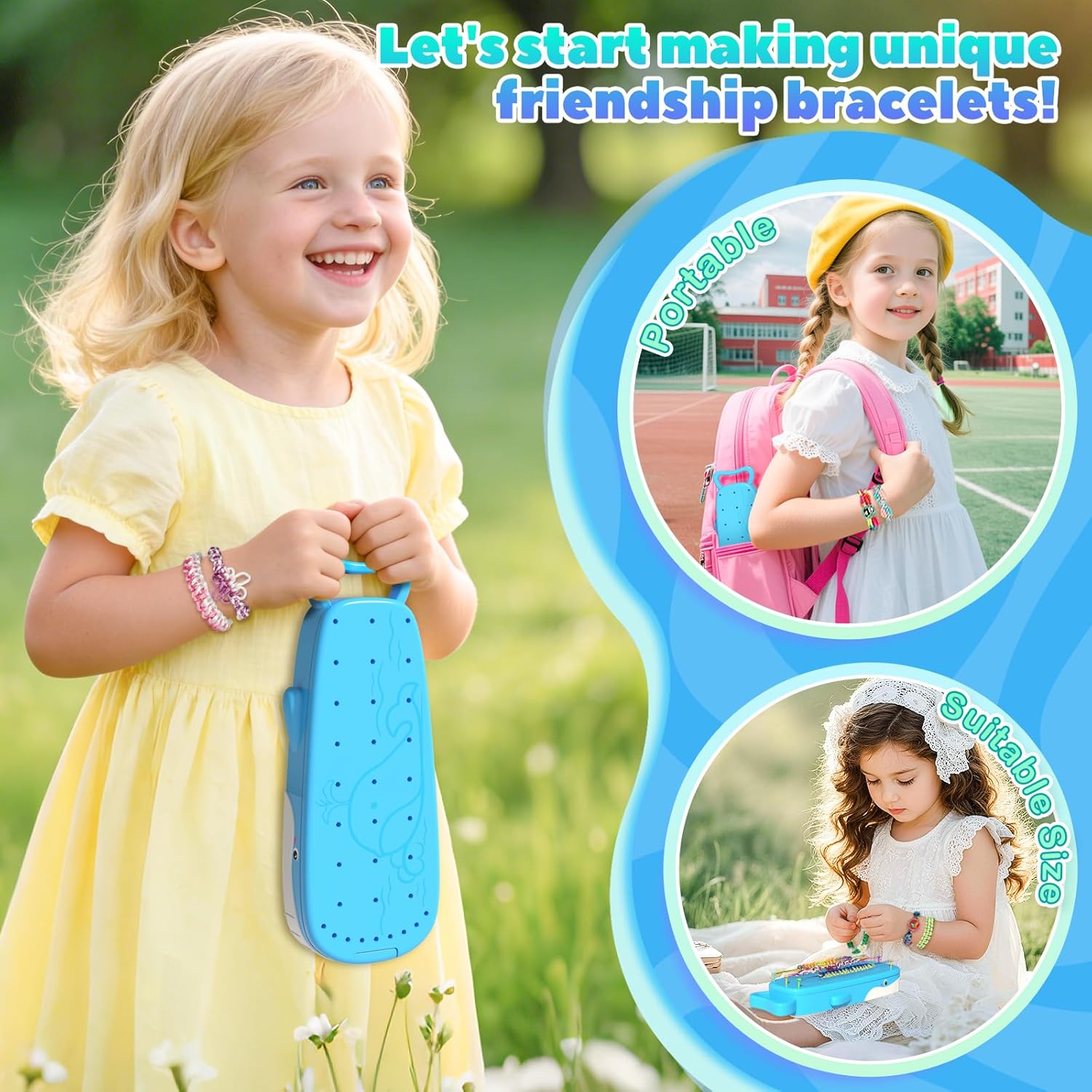 Thumbnail 4 de Euclidean Cube Freundschaftsarmband 6 Jahre 🎨