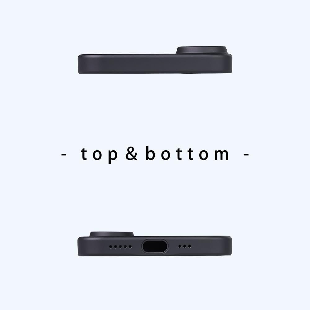 Detalle de レイ・アウト RT-P52PMS/B iPhone 17用ハードケース 0.6mm・15g、MagSafe対応マットブラック